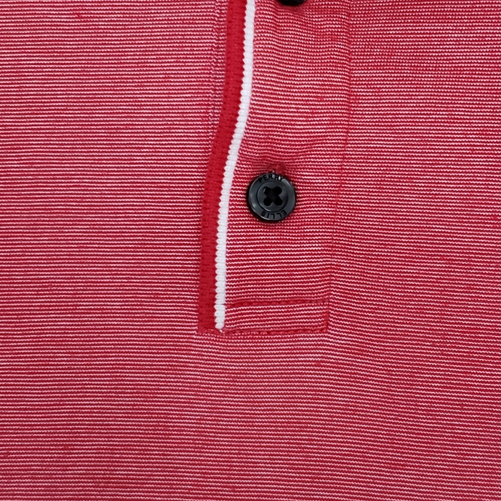Perry Ellis Men's Red Polo Shirt, Sz XL - Picture 5 of 8